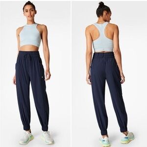 Sweaty Betty Circuit Lightweight Jogger Pants Navy Blue XS 0-2 SB8216R